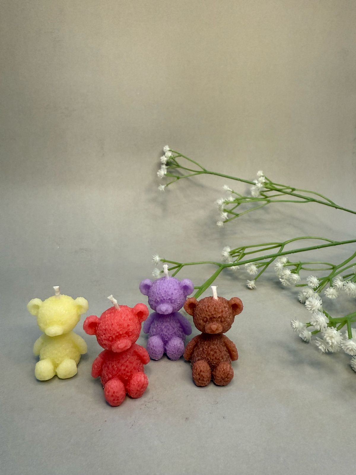 Mini Teddy Bear Candle
